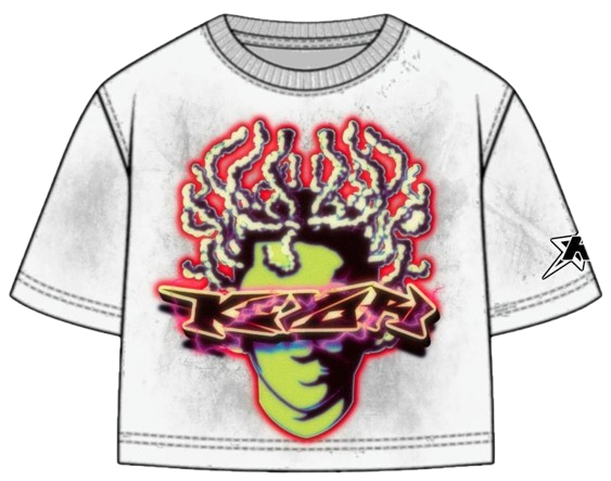 Keyori Oversized Graphic Tee – Medusa Reloaded